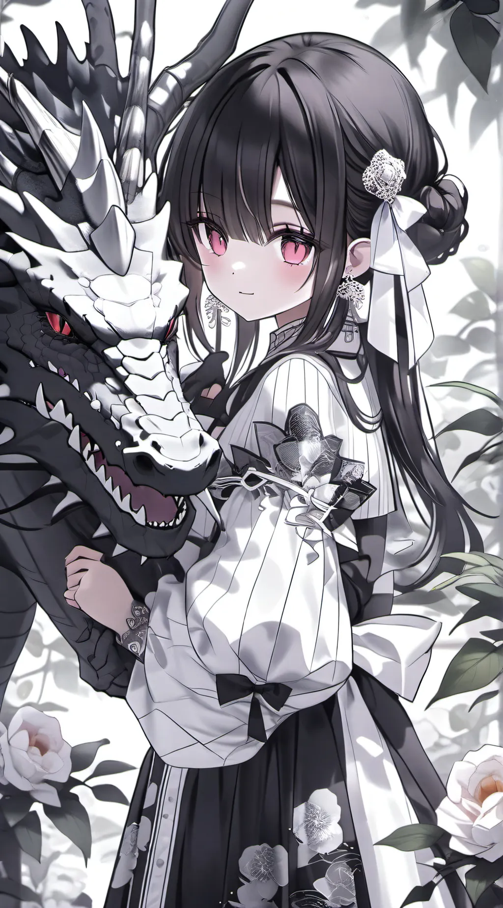ai character: Moon and Luna background