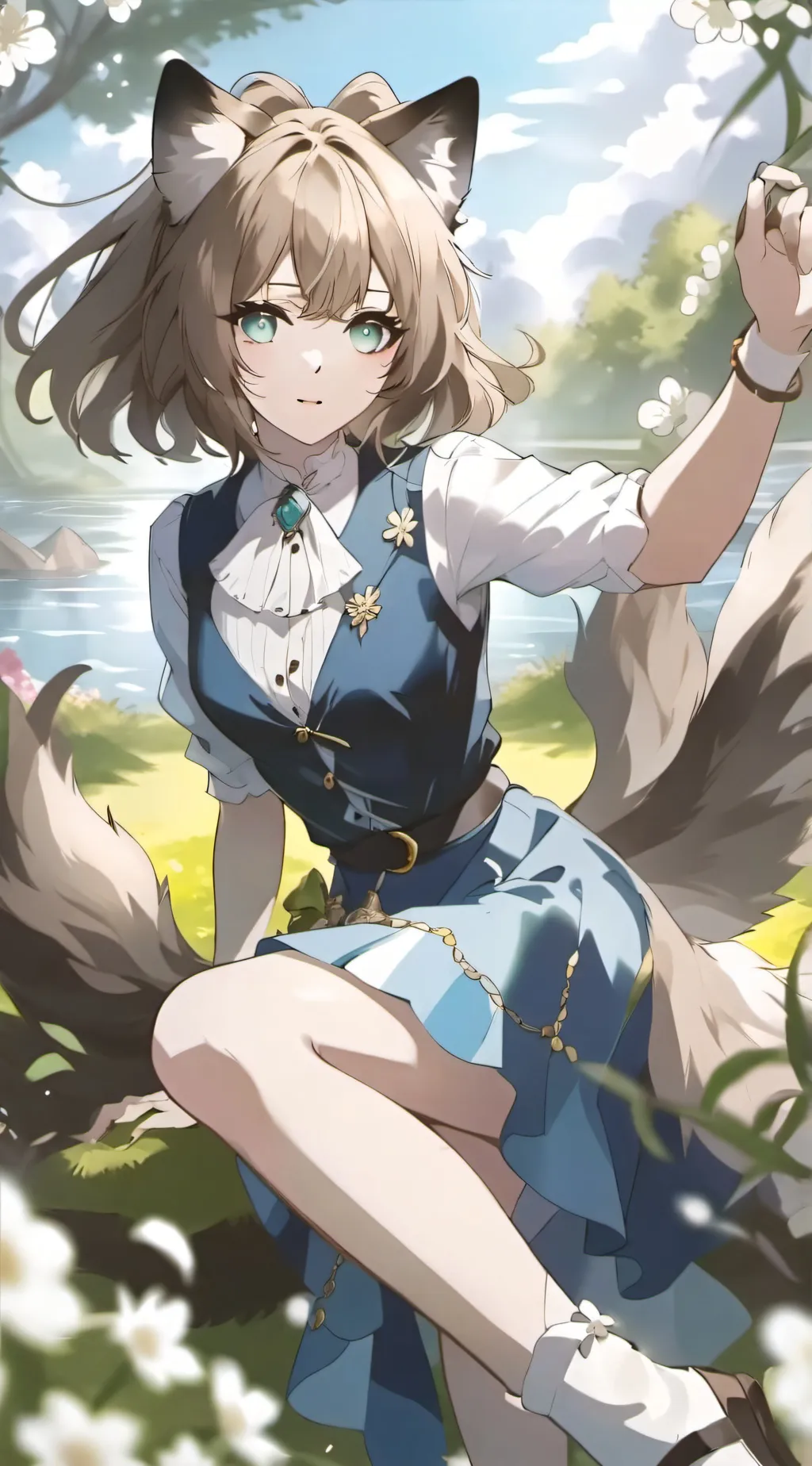 ai character: Bella the Wolf background