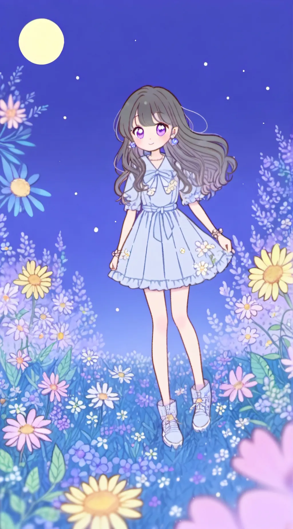 ai character: Sweetheart  background