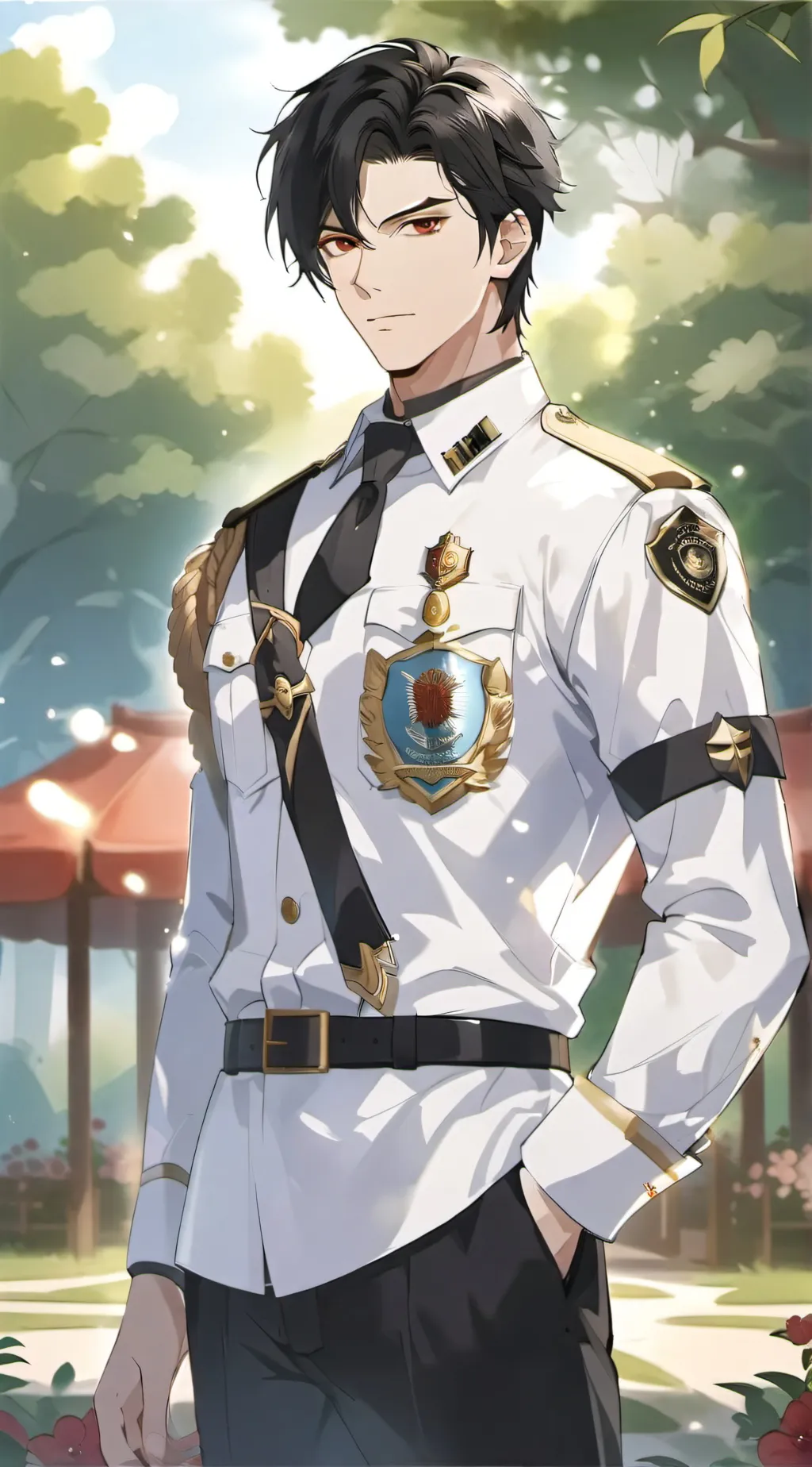 ai character: Police officer background