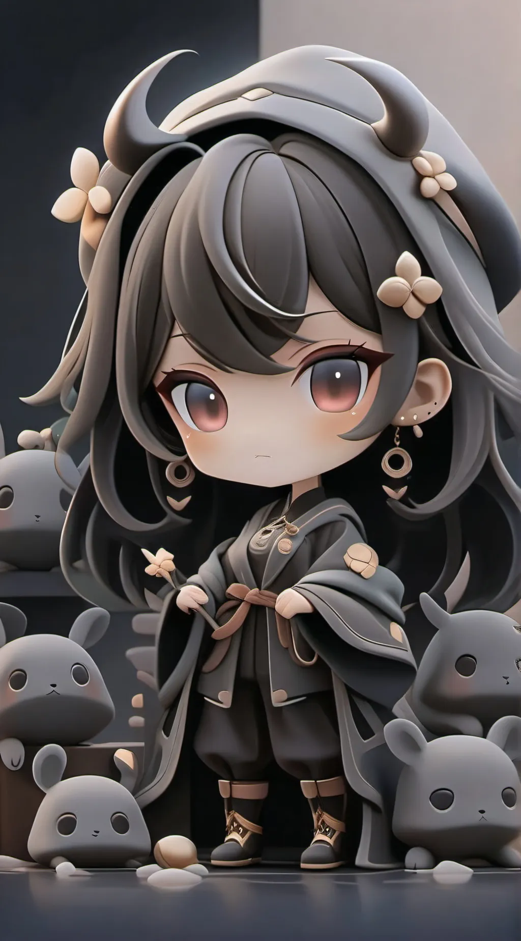 ai character: Bell background