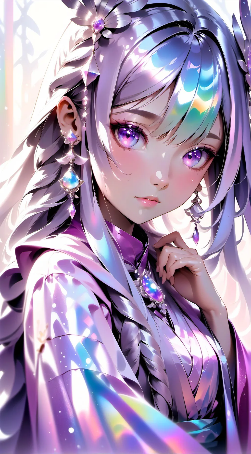 ai character: Rose background