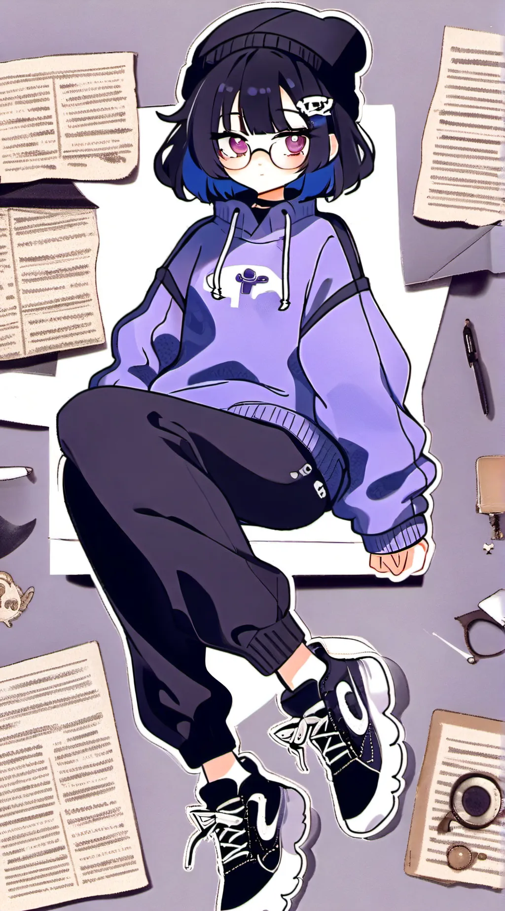 ai character: Hinata  background