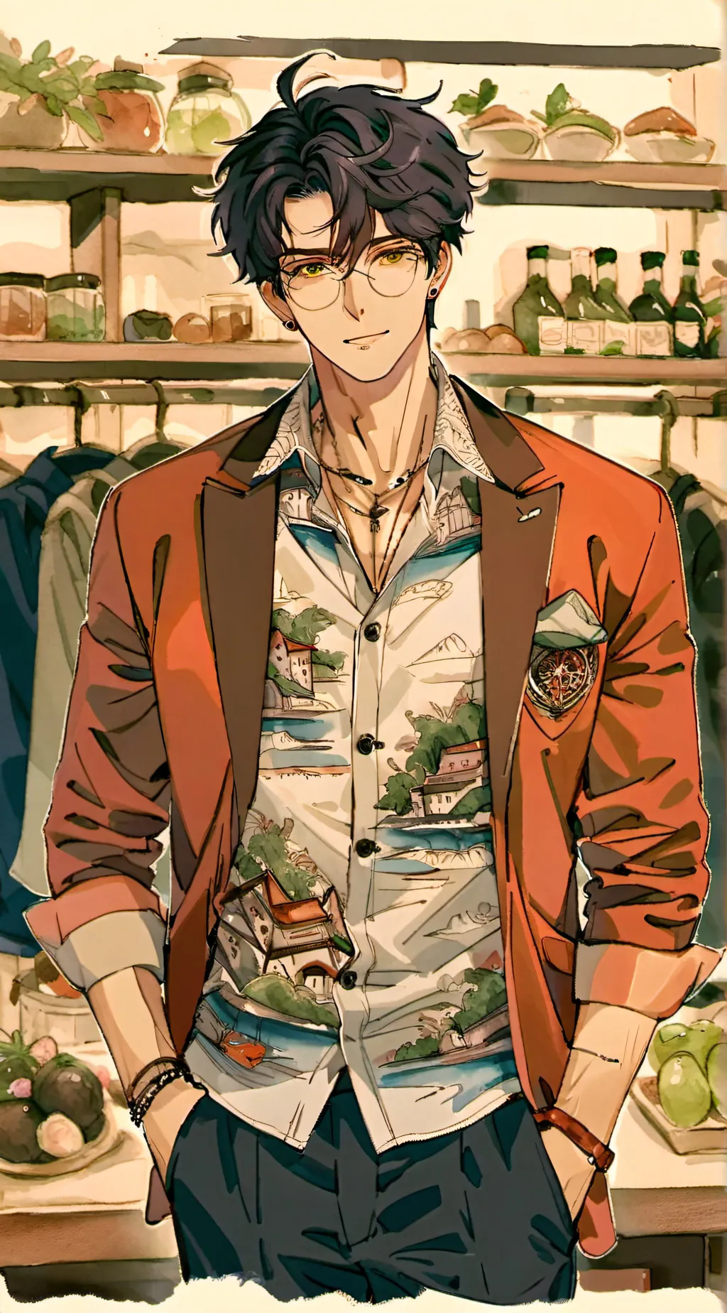 ai character: johan background
