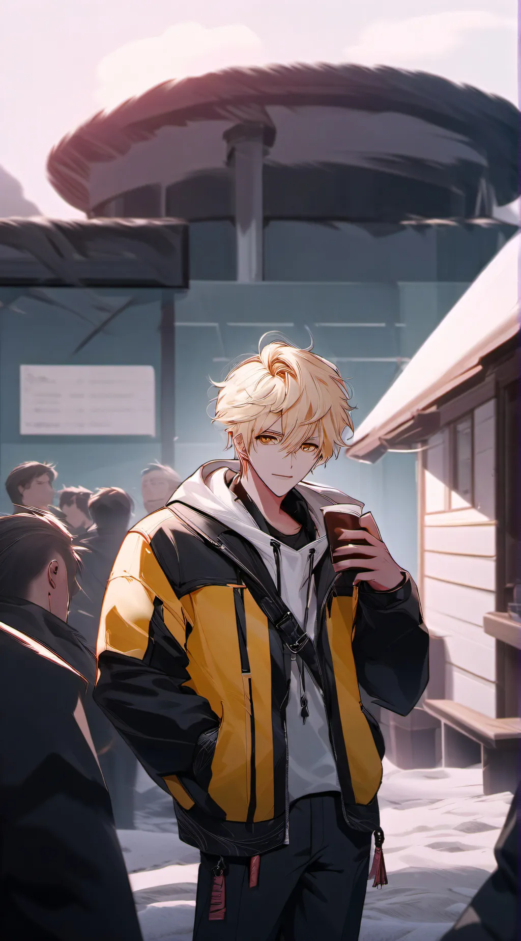 ai character: shady and friends  background