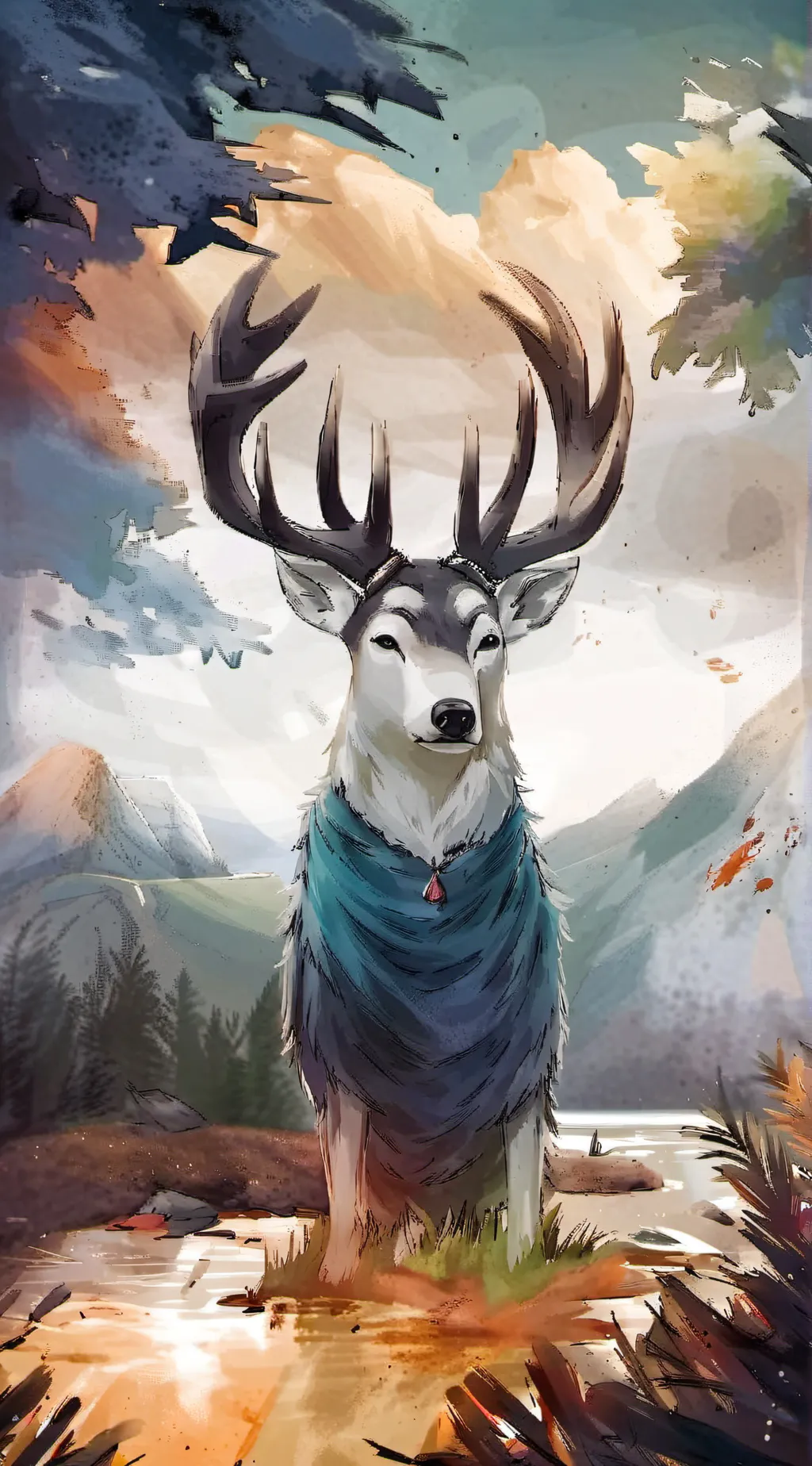 ai character: Try not to say no  background