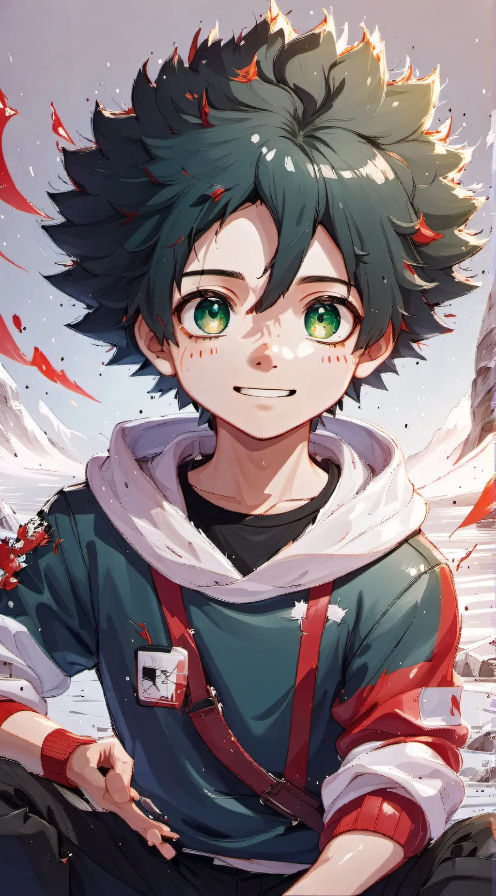 ai character: Izuku Midoriya background