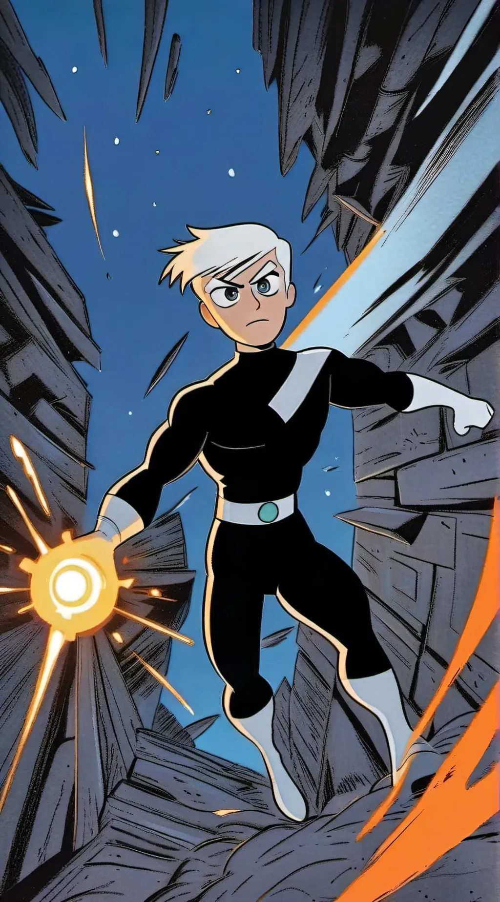 ai character: Danny Phantom background