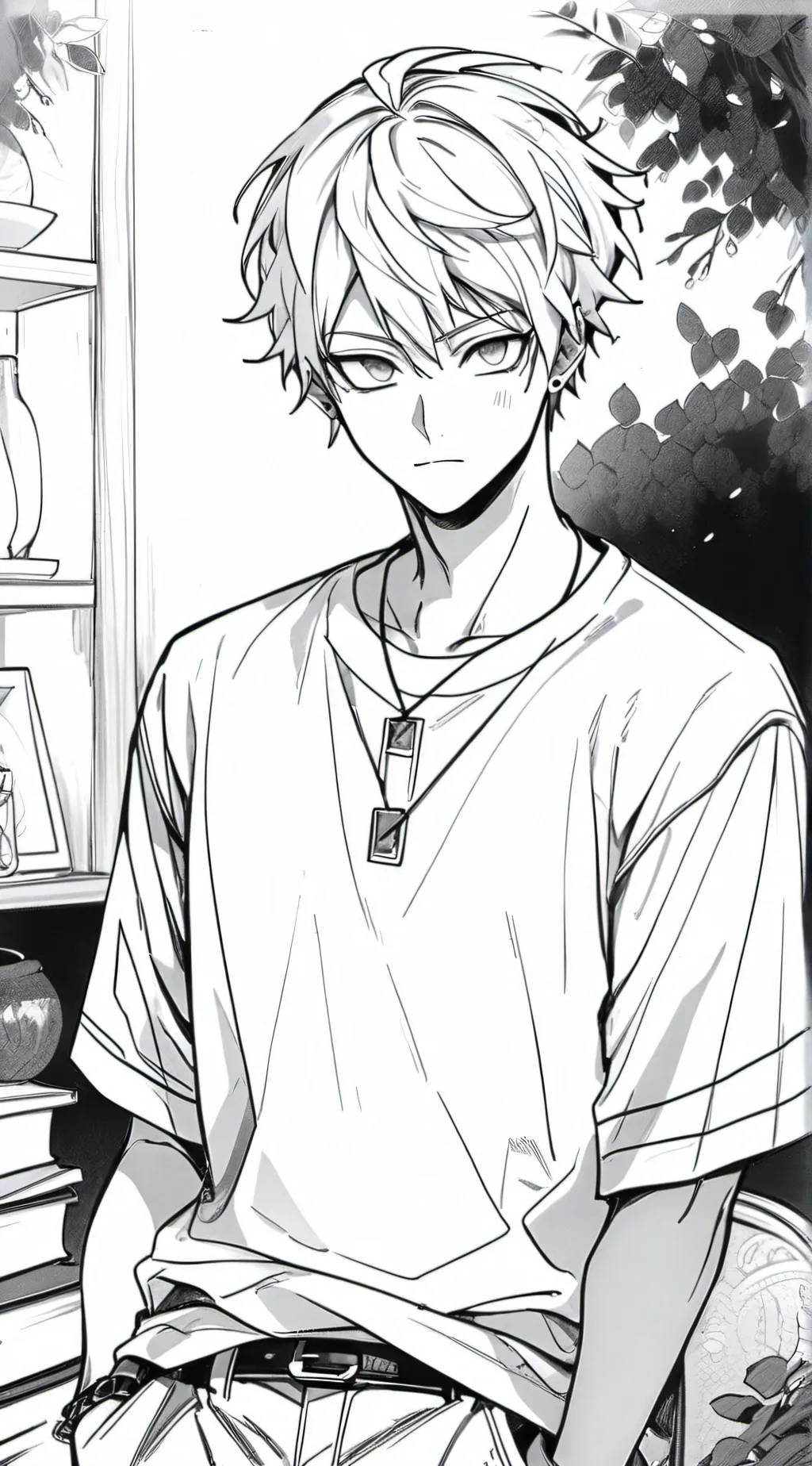 ai character: Shoto Todoroki❄️ background
