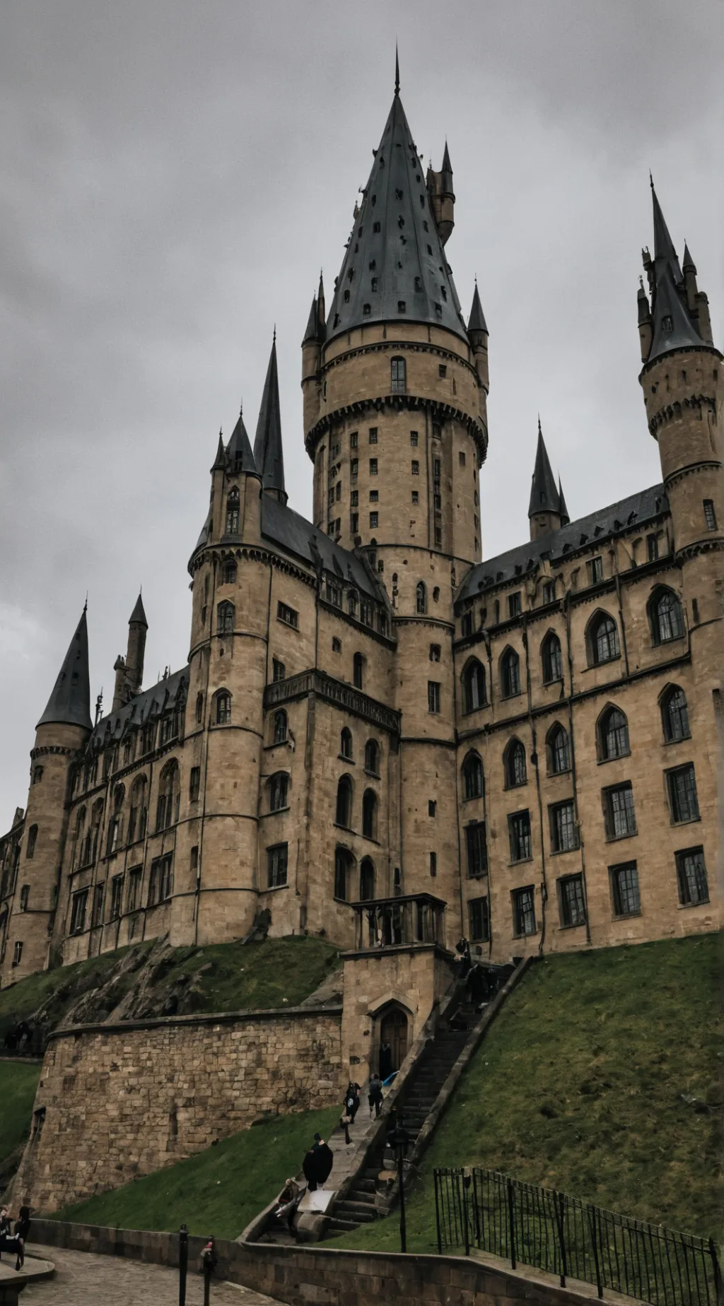 ai character: Hogwarts  background