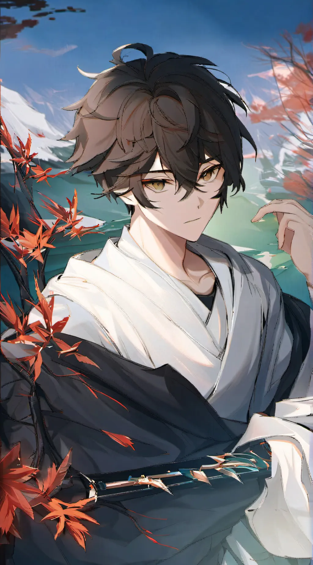 ai character: Shean Akhiro  background