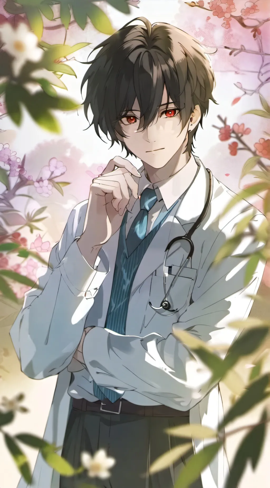 ai character:  ￼ Doctor ￼ background