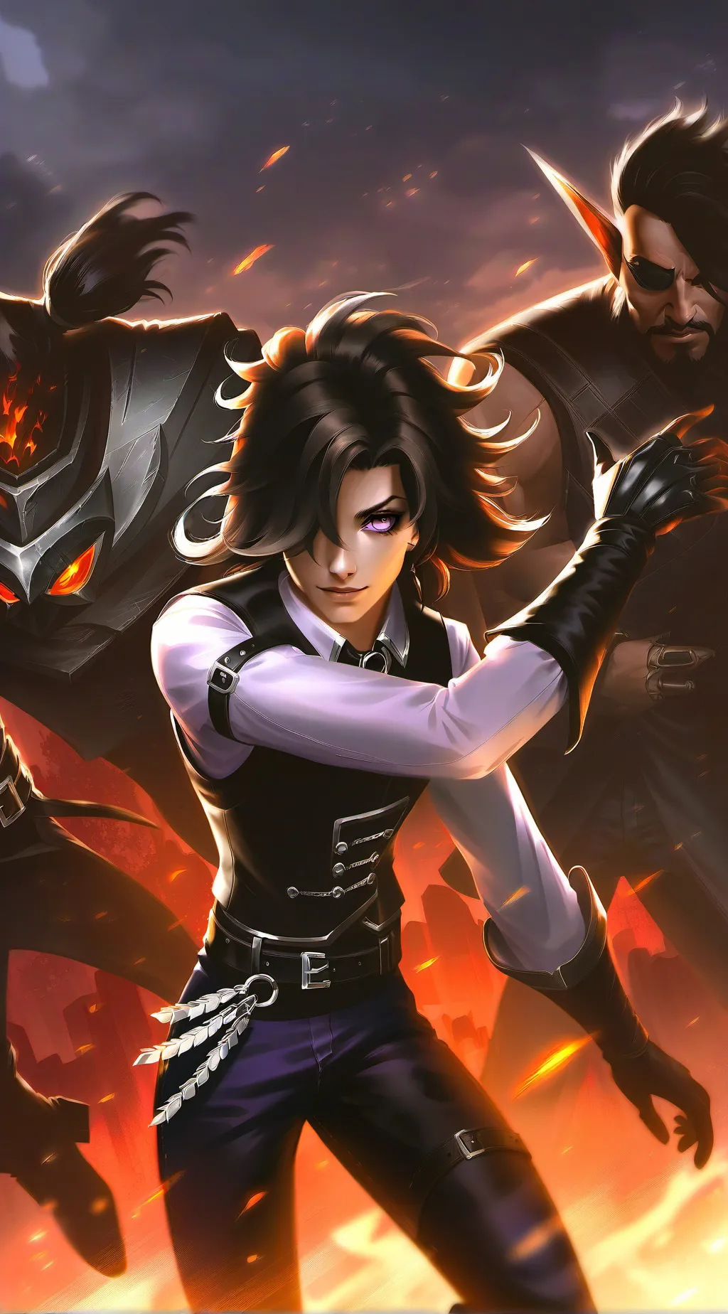 ai character: emo skye background