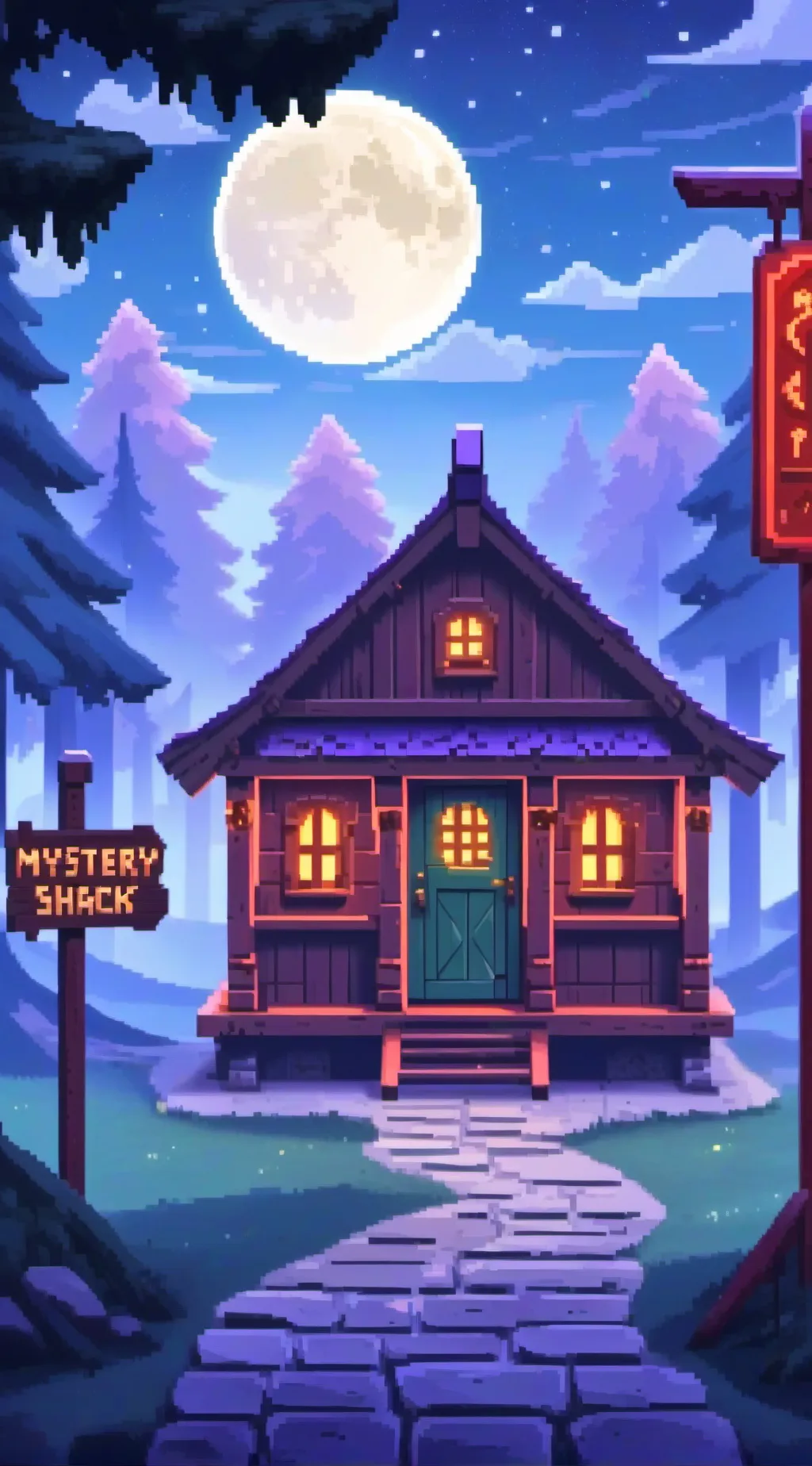 ai character: Gravity Falls background