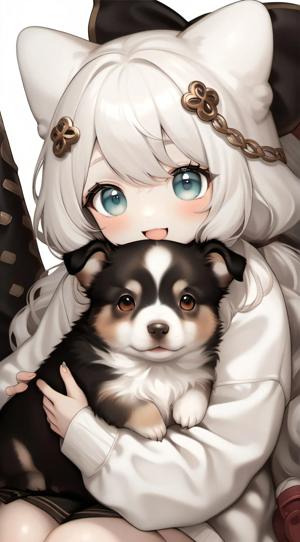 ai character: LOTS OF PETS ❤️ background