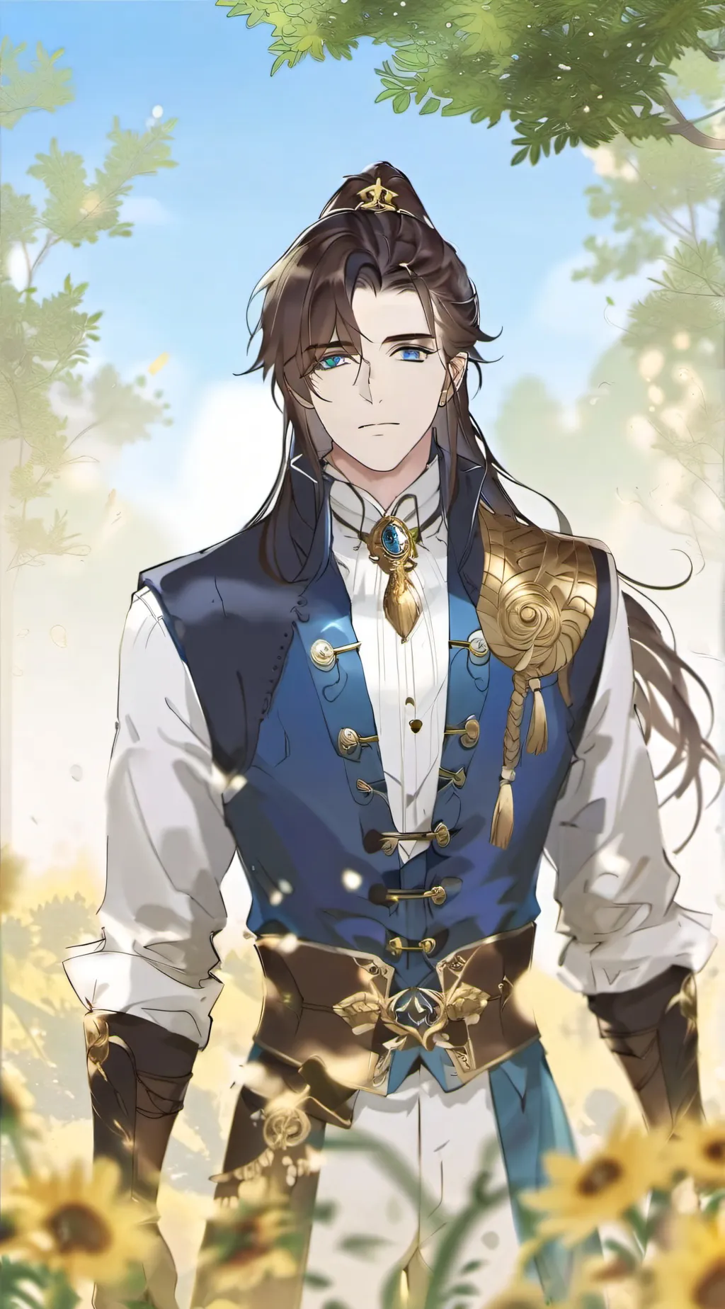 ai character: Quan yizhen tgcf background