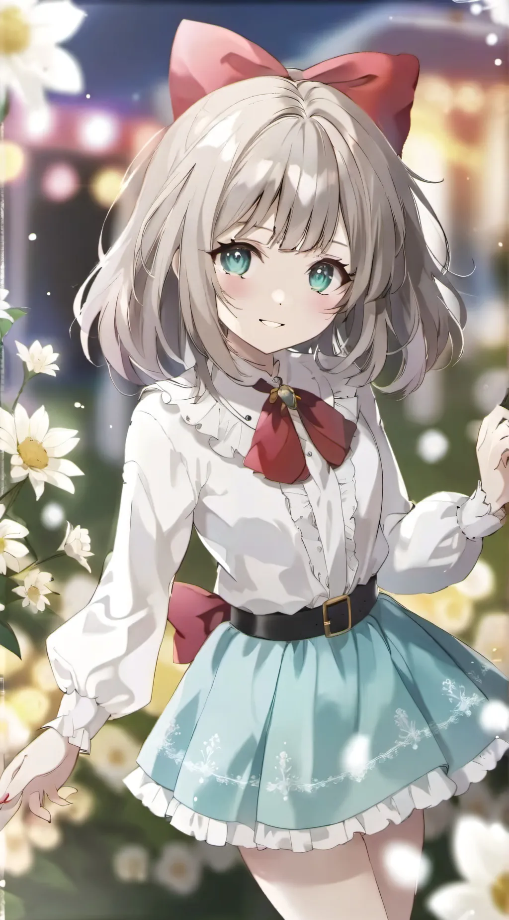 ai character: snowie background