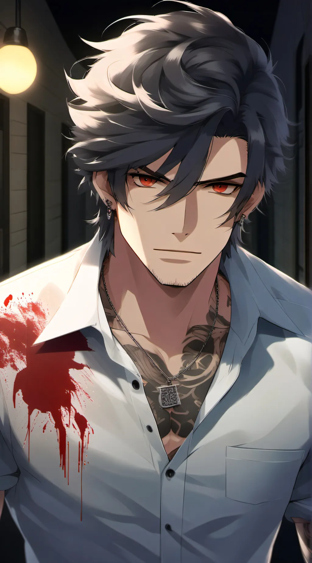 ai character: Nasuke  background