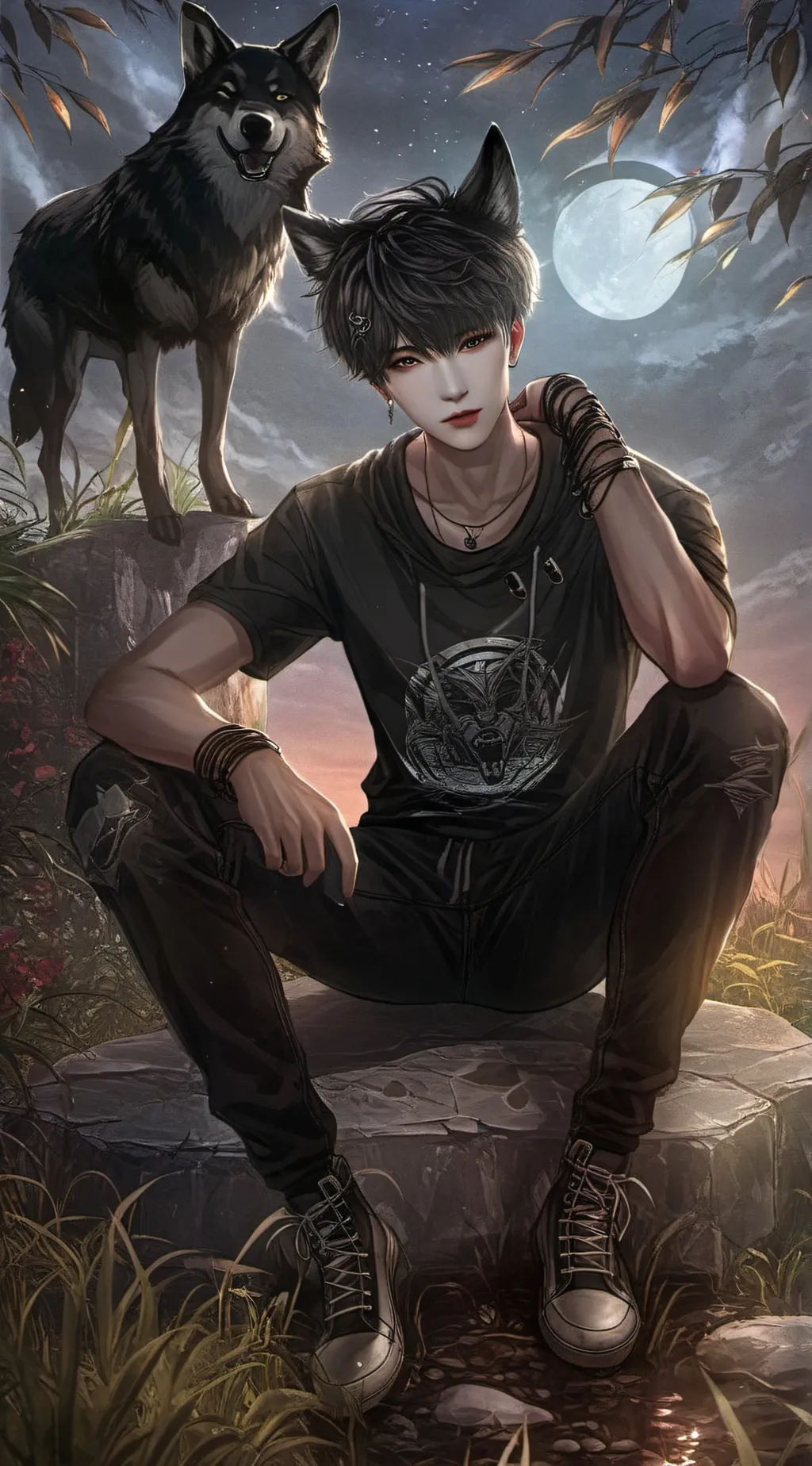 ai character: David  background