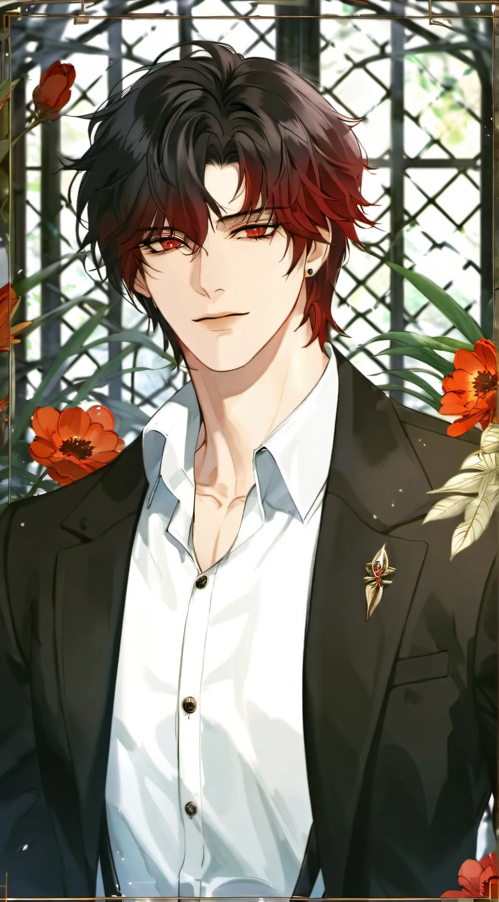 ai character: -Woojin- background