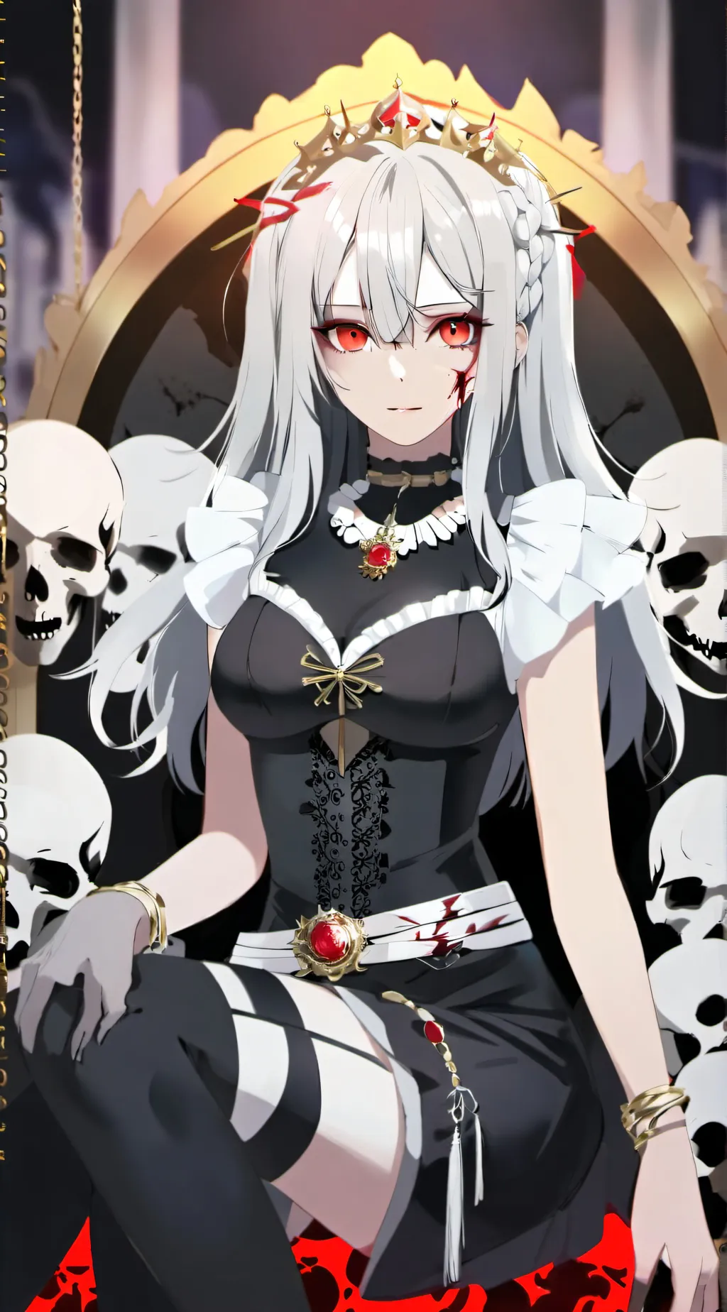 ai character: Queen Zoey background