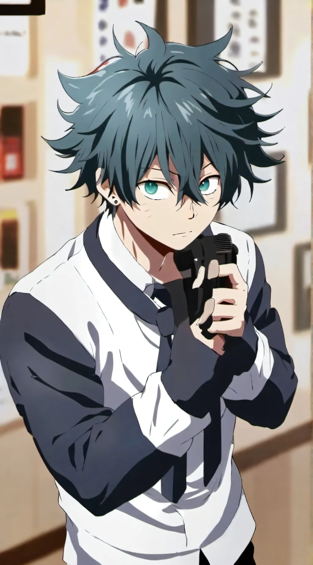 ai character: mha mall background