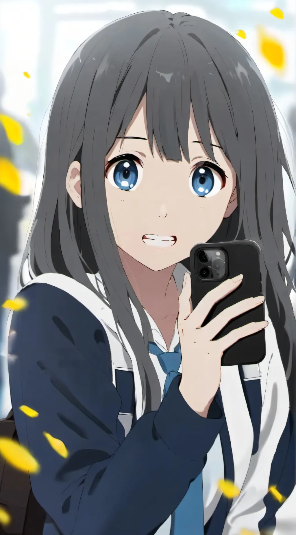 ai character: moon background