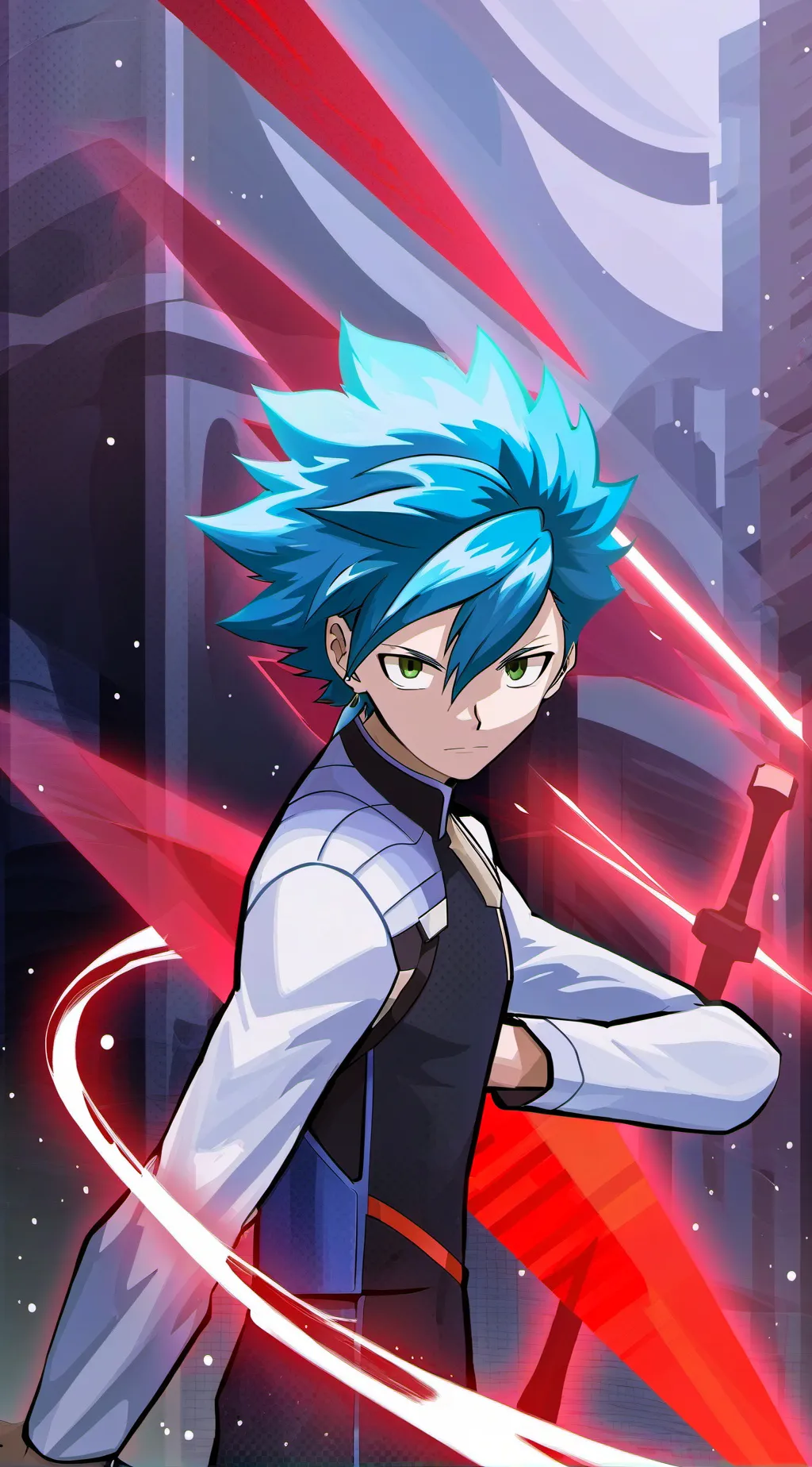 ai character: The fall of mha? background