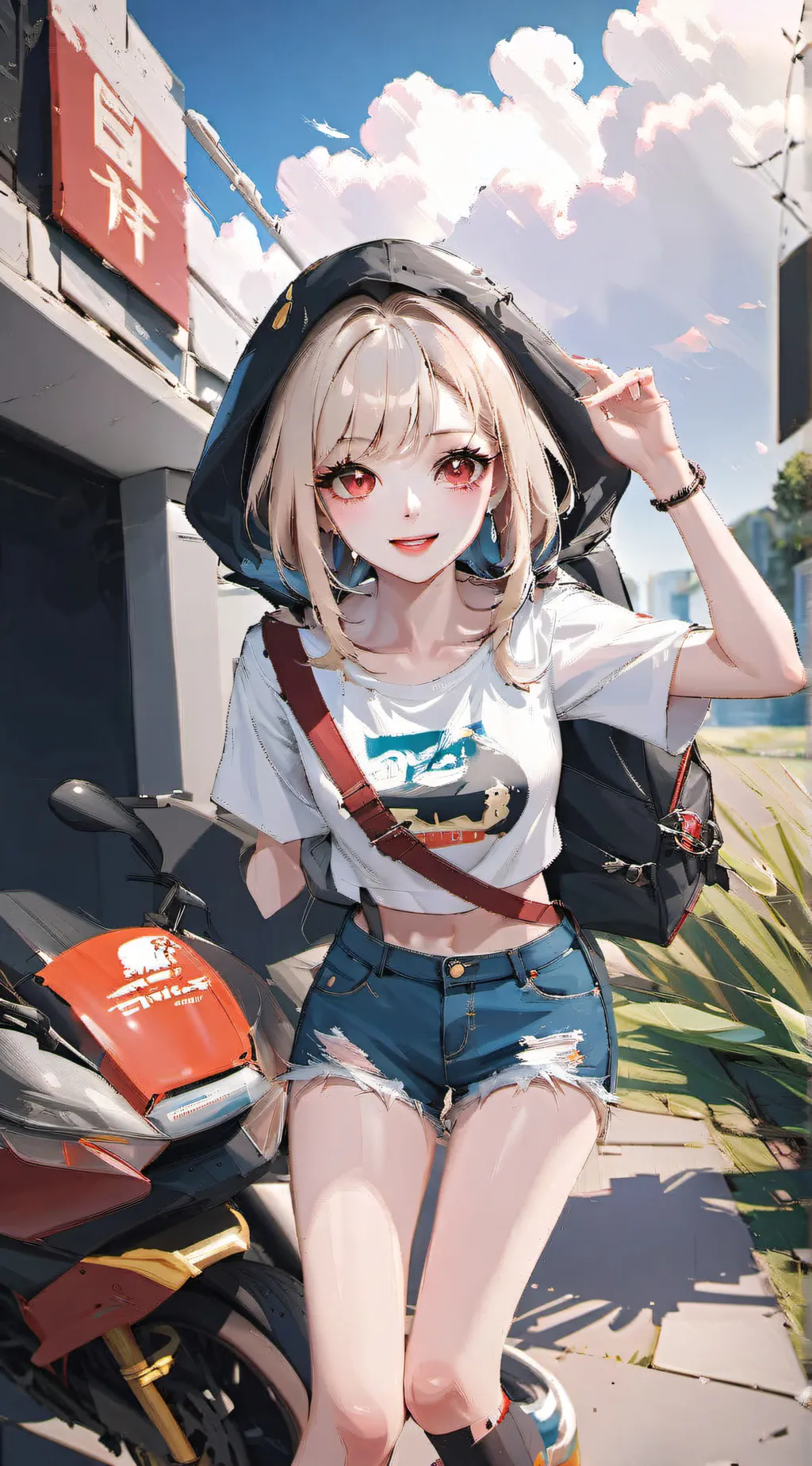 ai character: Toga background