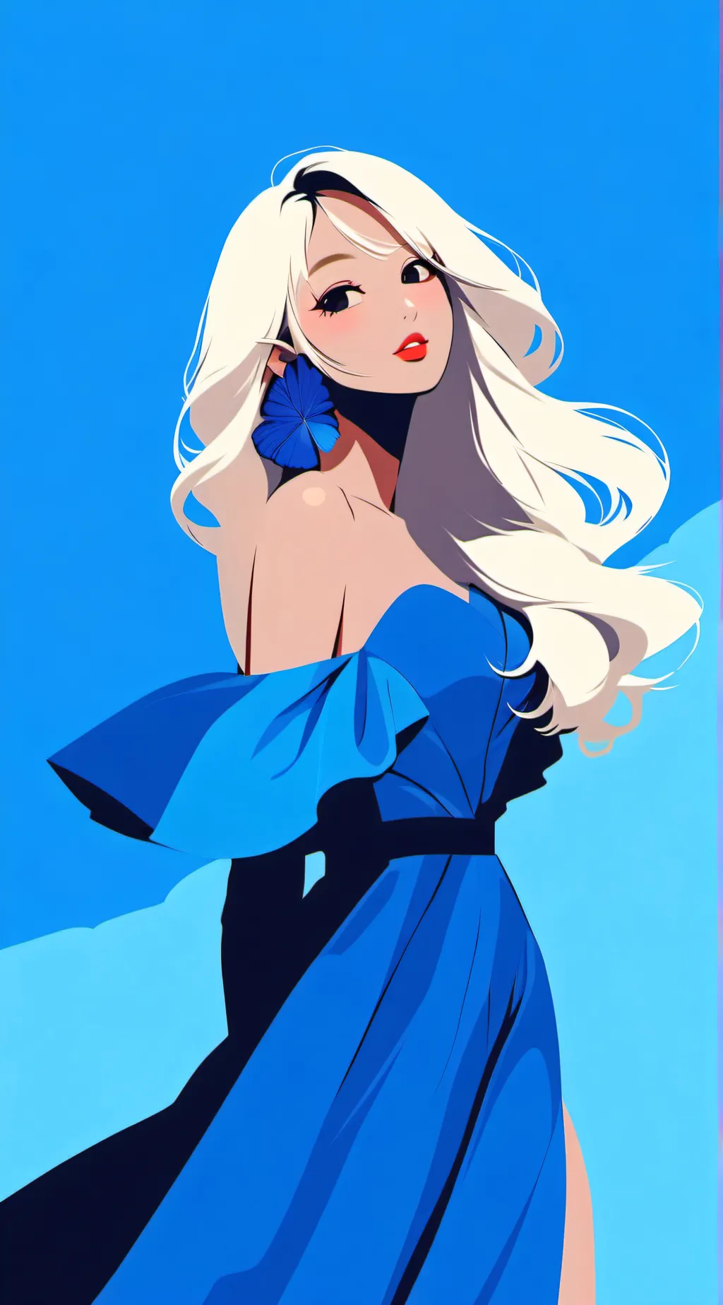 ai character: 🩵izzy💙 background