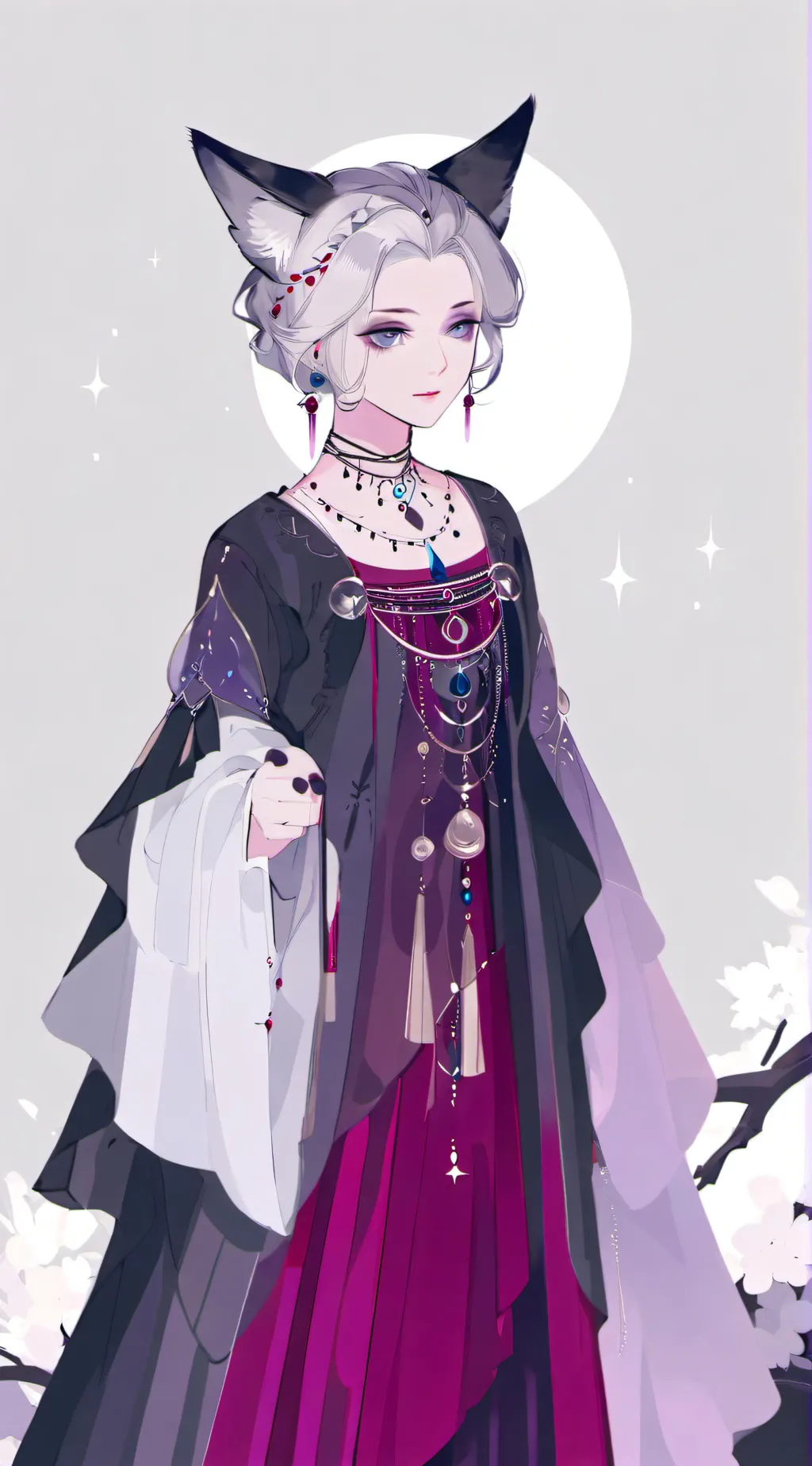 ai character: Sakura  background