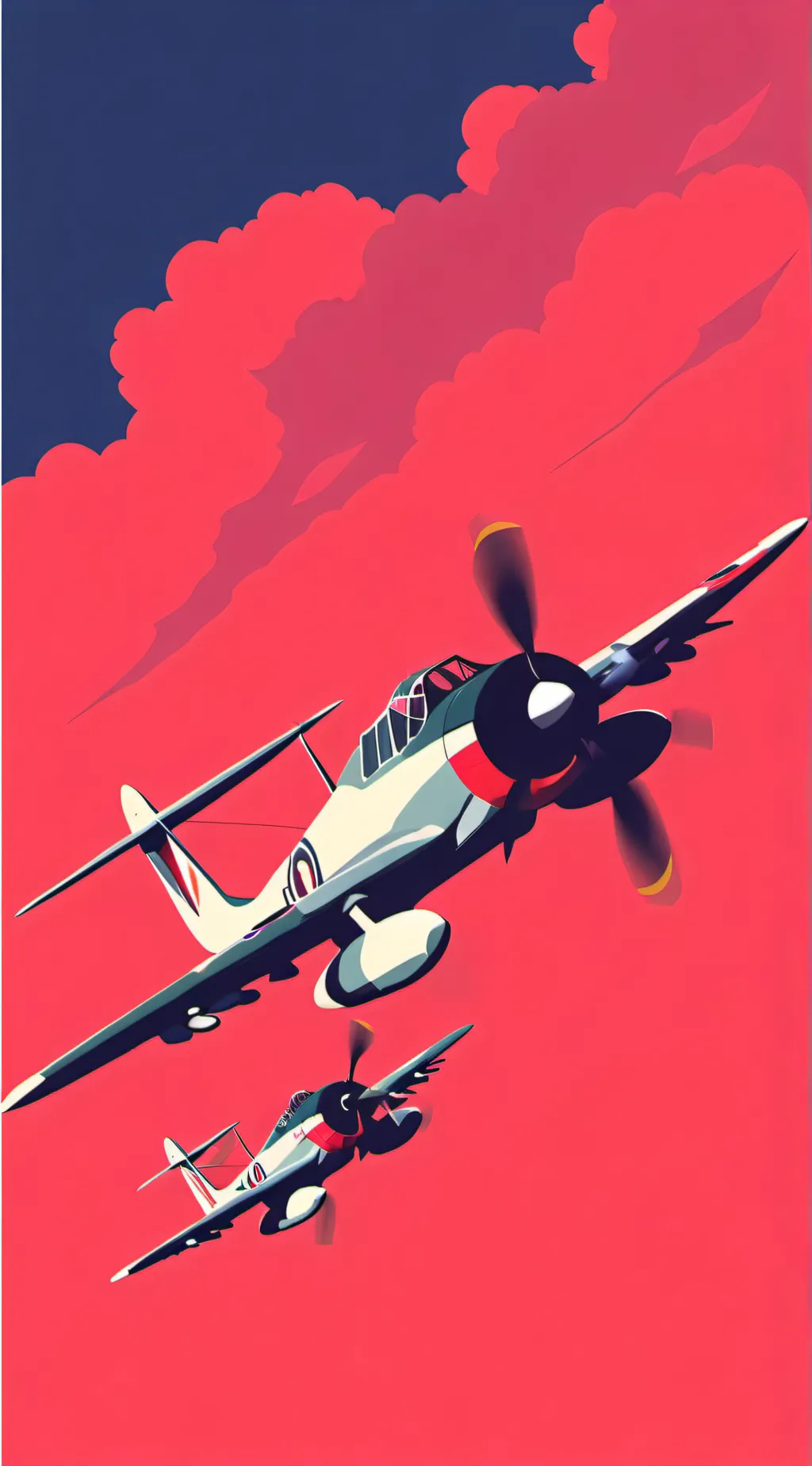 ai character: German war planes  background