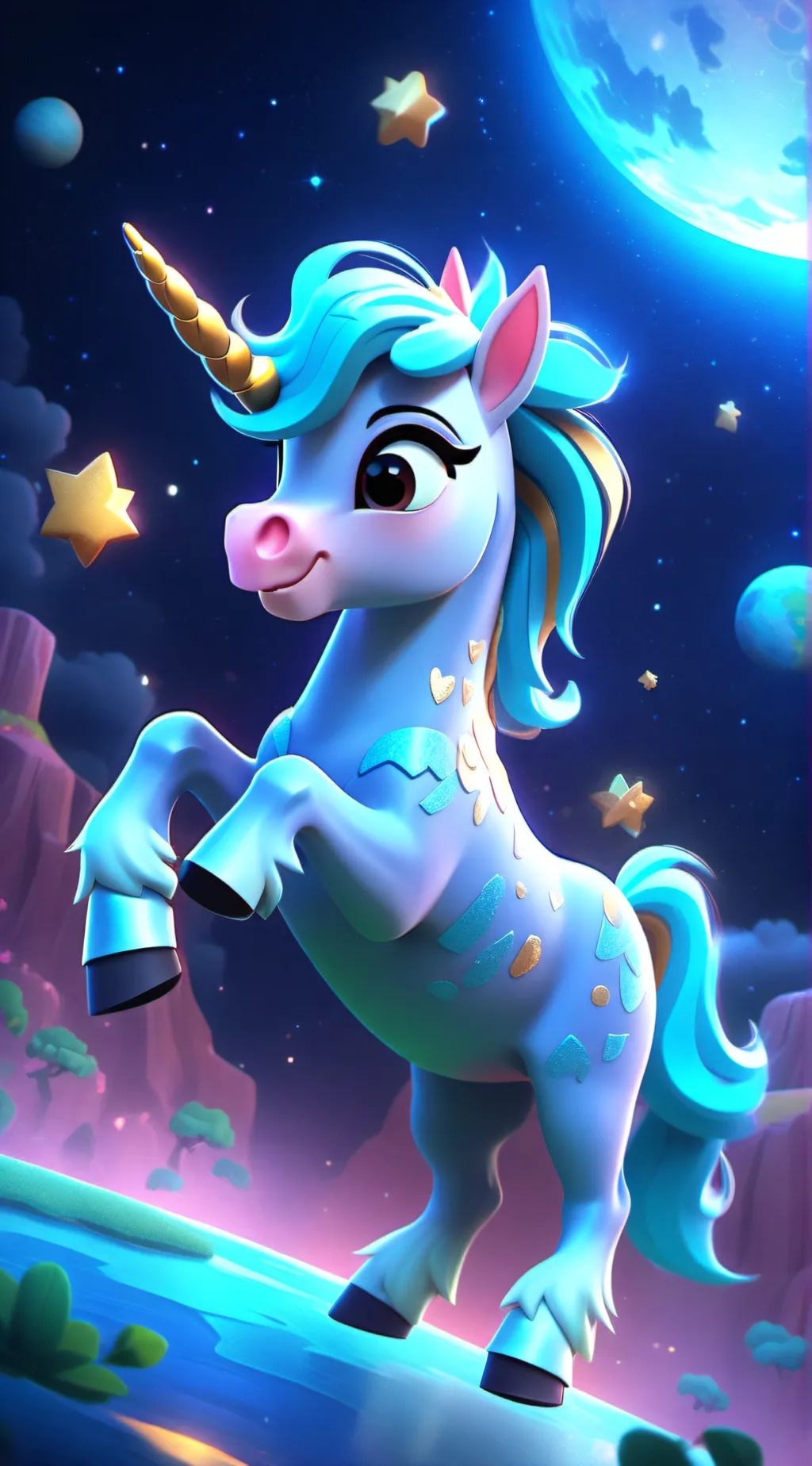 ai character: MLP (MY AU) background
