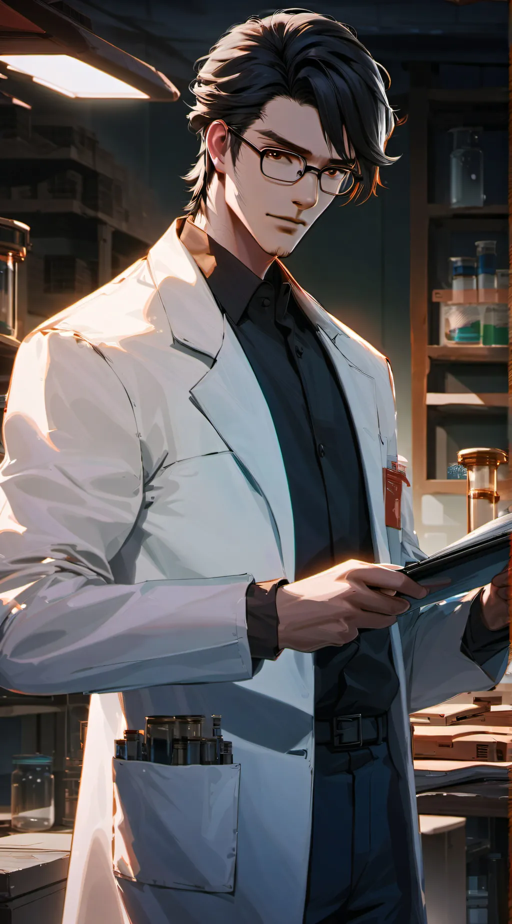 ai character: Dr. Adrian Vale background