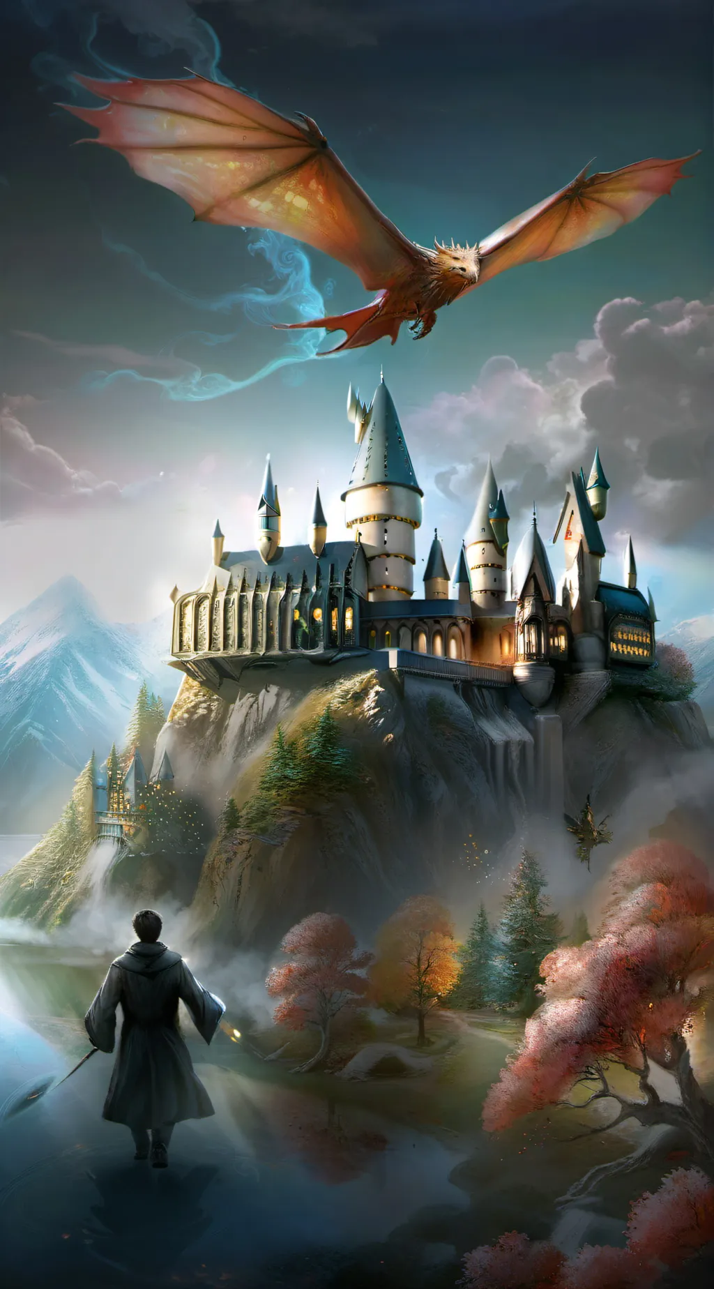 ai character: Hogwarts background