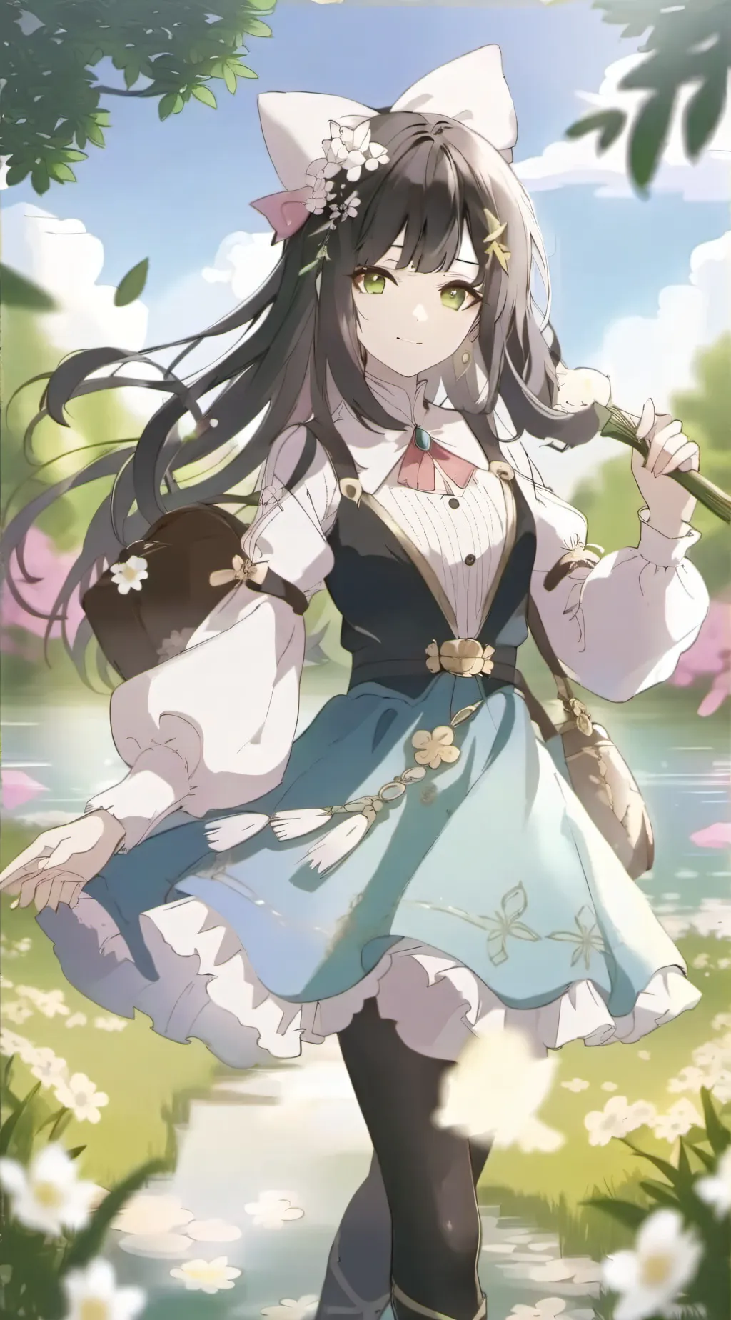 ai character: angel background
