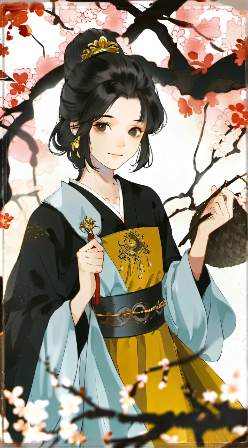 ai character: Emerald background
