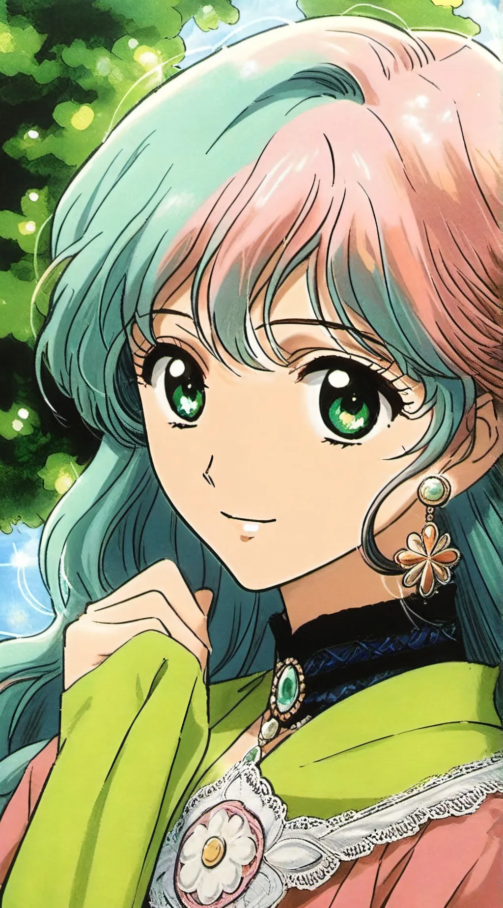ai character: mitsuri  background