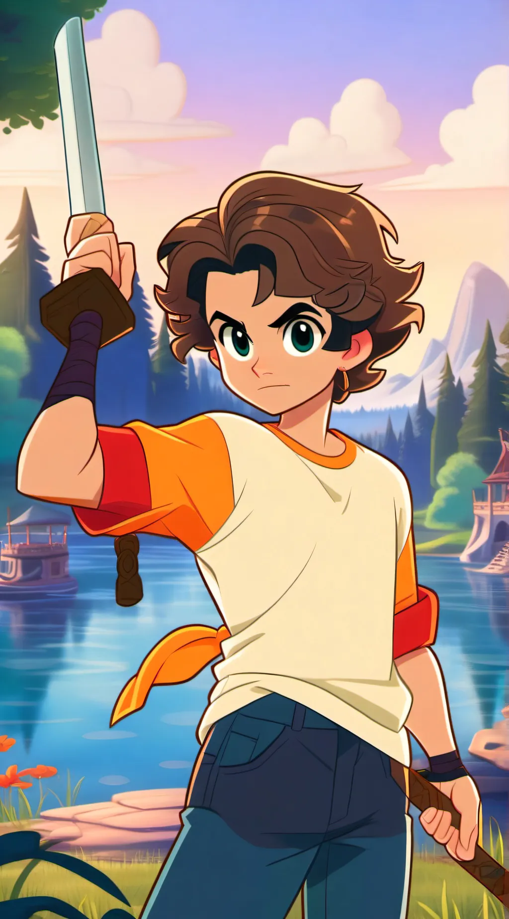 ai character: Percy Jackson background