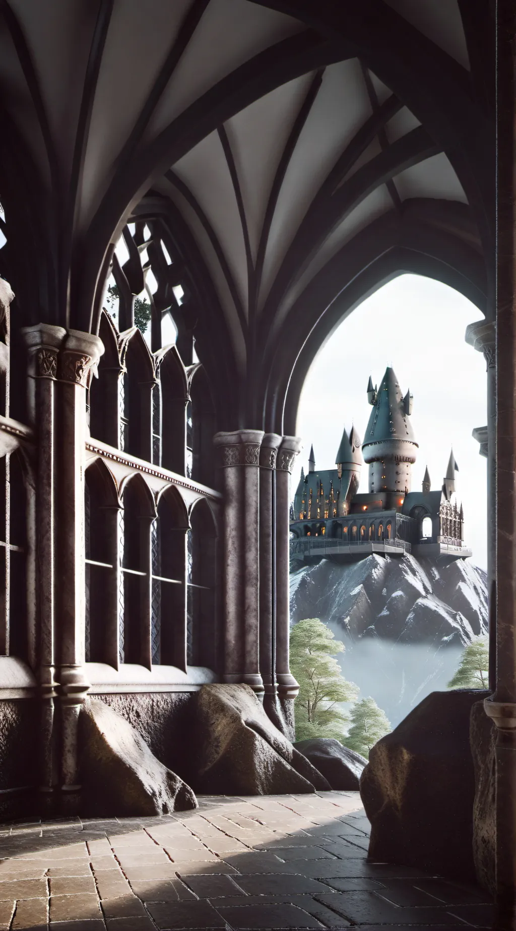 ai character: hogwarts background
