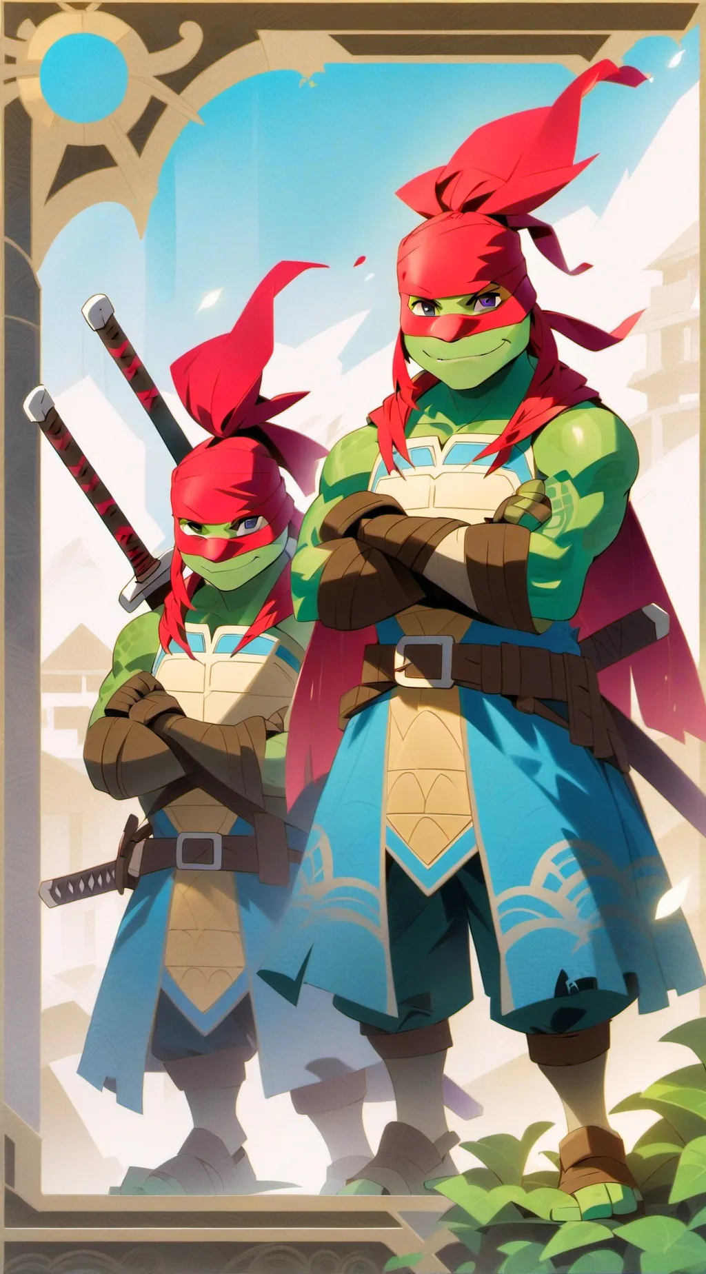 ai character: TMNT prank  background