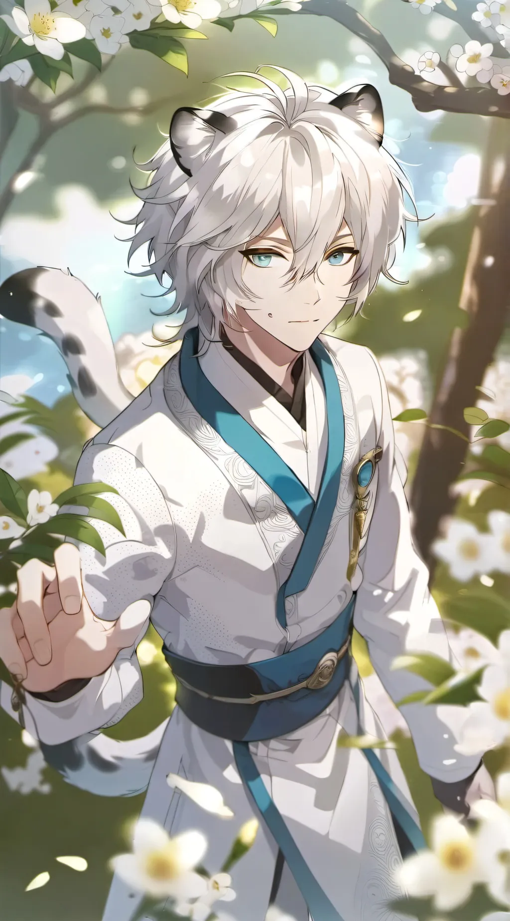 ai character: Leo background