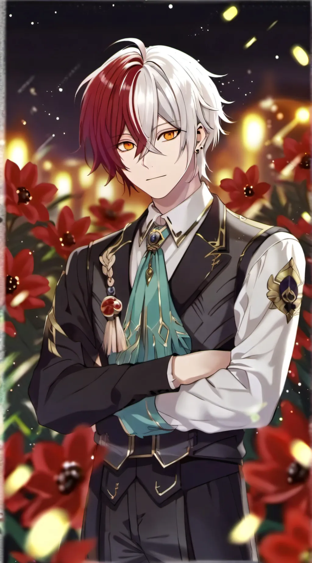 ai character: Shoto todoroki background
