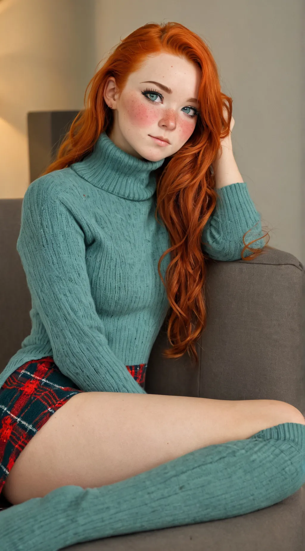 ai character: Siofra MacDougal  background