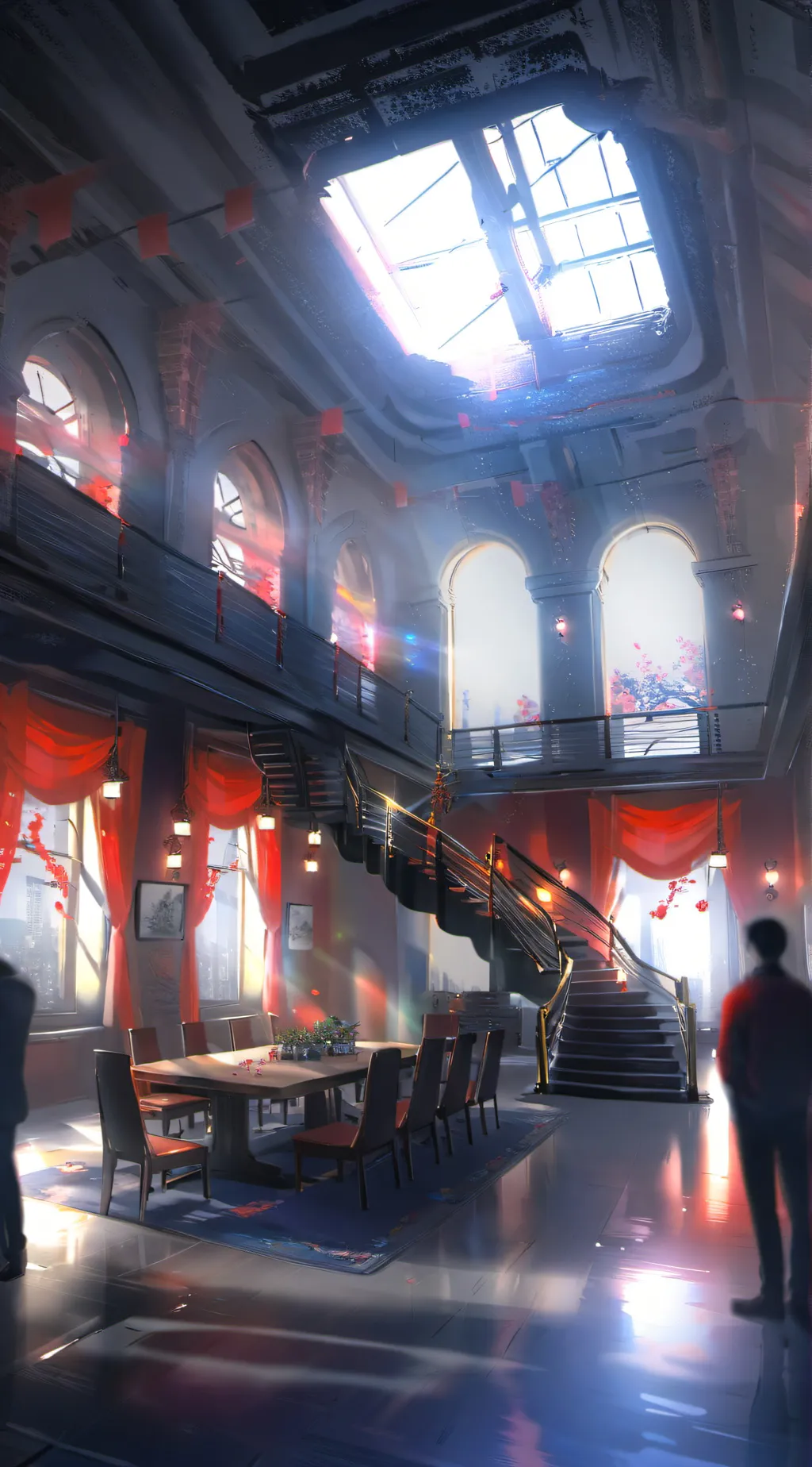 ai character: I.M.P meeting background