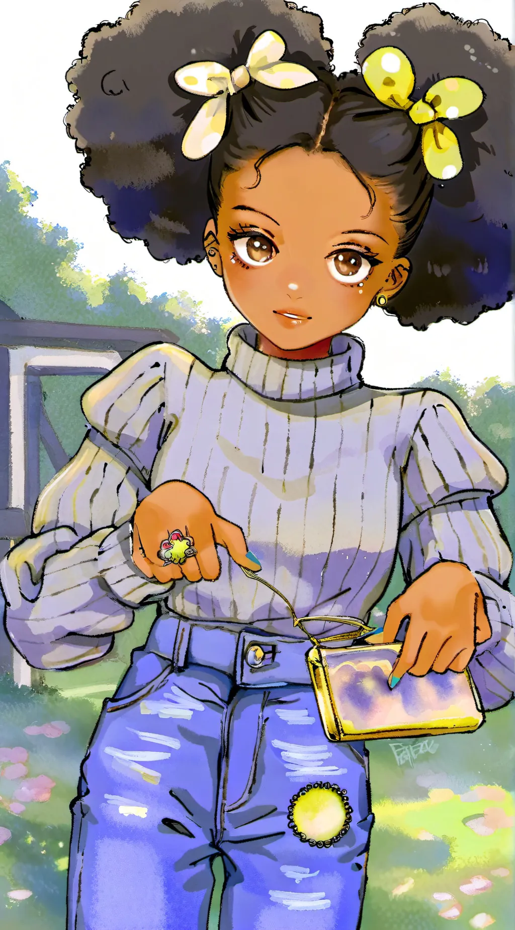 ai character: Hazel background
