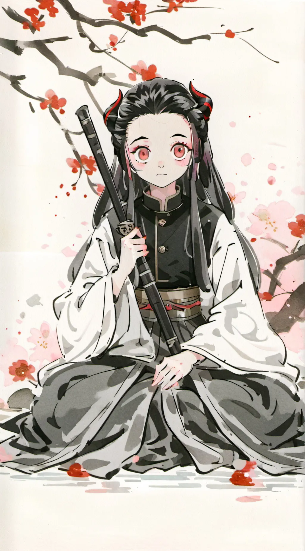ai character: kny hashiras  background