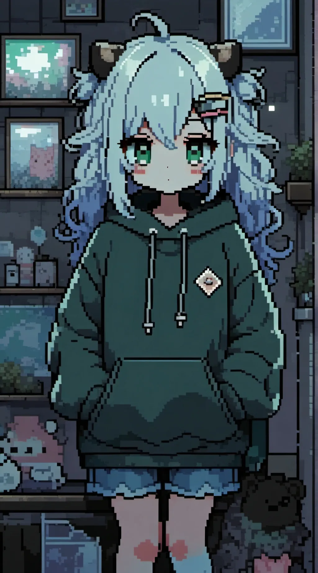 ai character: 💙Sonia H/You💙 background