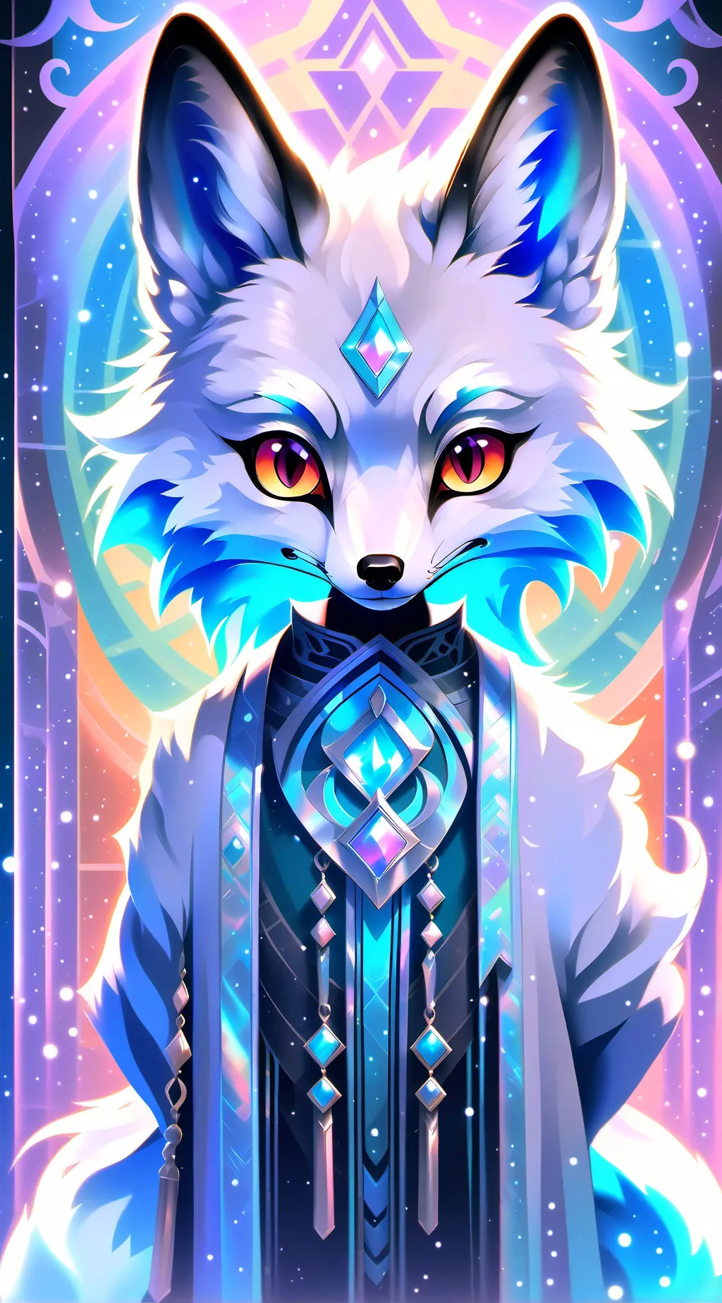 ai character: ur a hybrid fox background