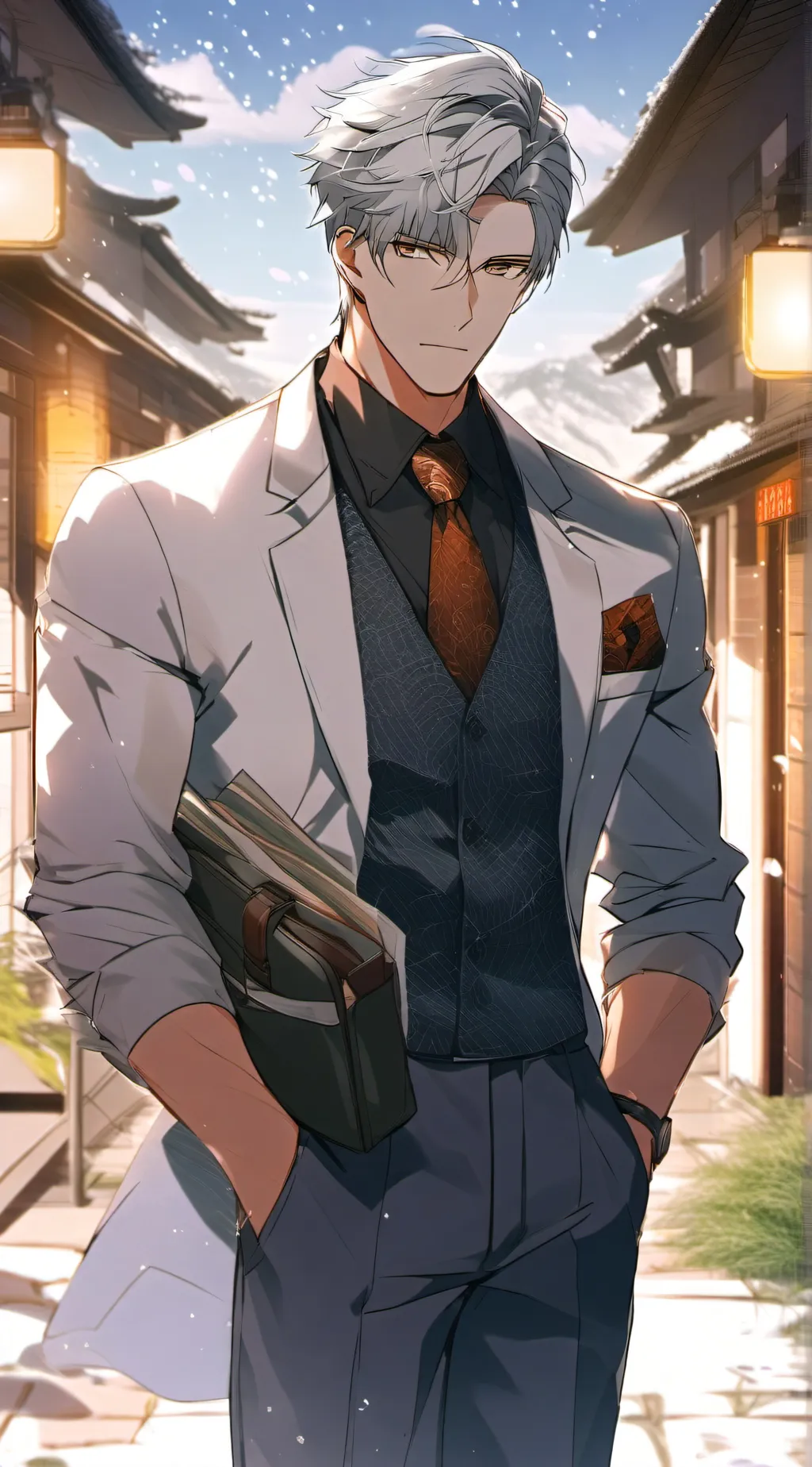ai character: Mark background